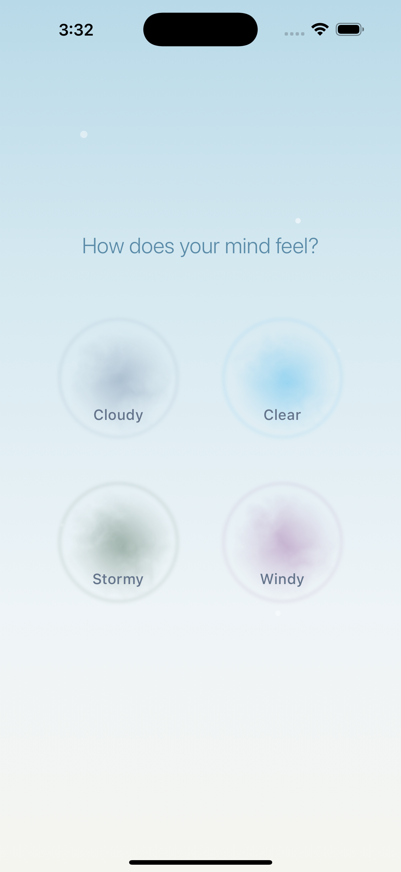 Whisper app onboarding screenshot